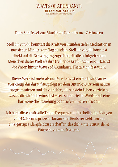 Waves of abundance: Theta Manifestation – Bild 2